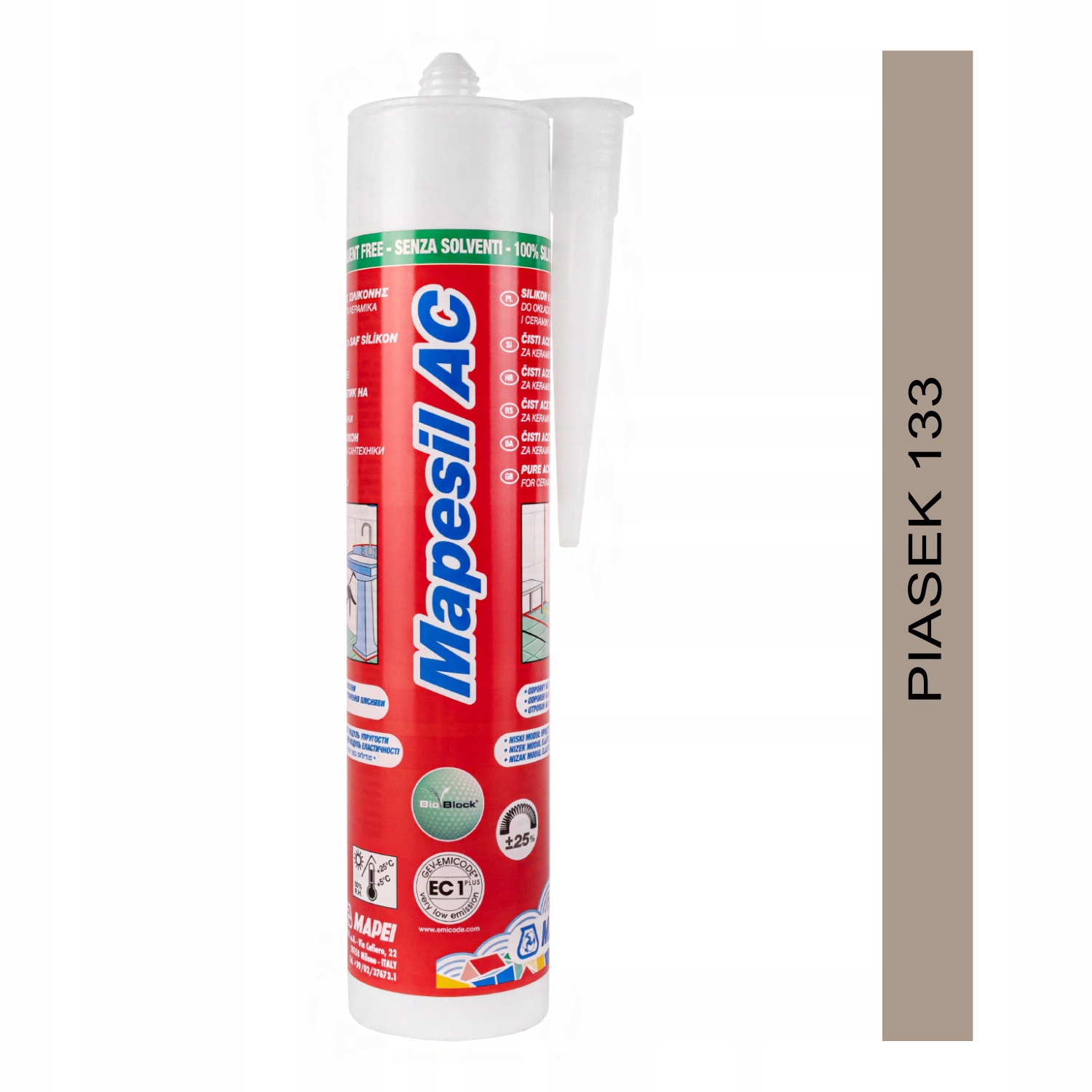 

Silikon Mapei Mapesil Ac 310ml 133 piasek