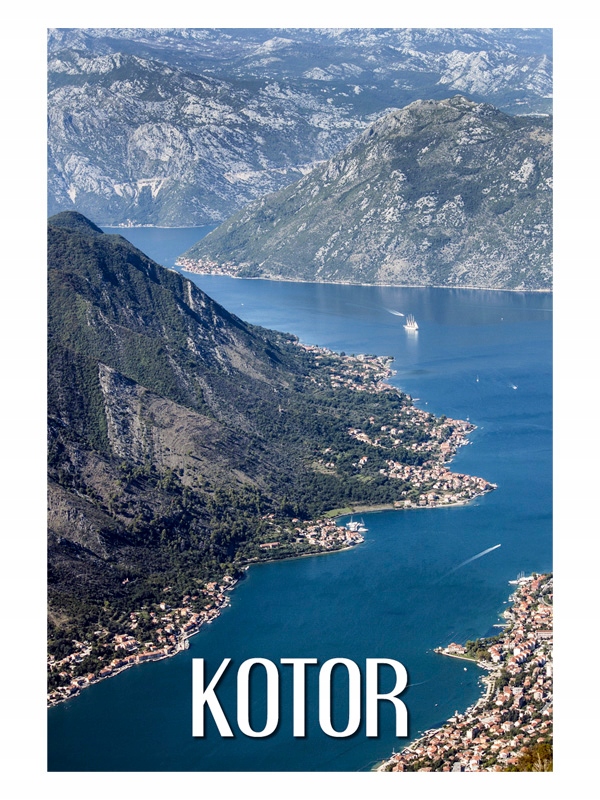 

Kotor Zatoka Kotorska Magnes na lodówkę