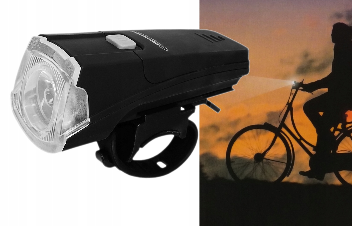 Lampka Rowerowa Led Wezen Przód Przednia 180lm