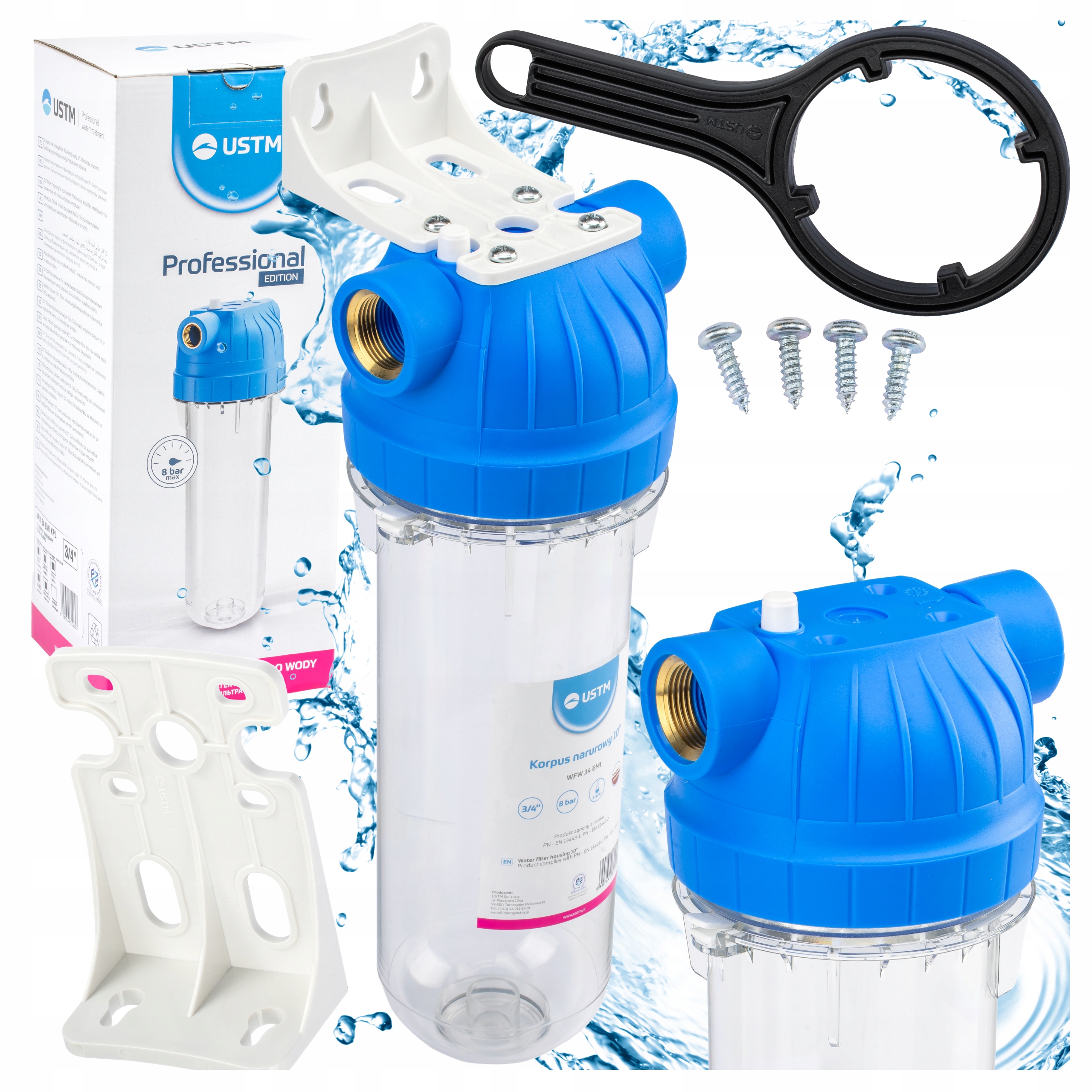 FILTR DO WODY DOMU KORPUS OBUDOWA 3/4