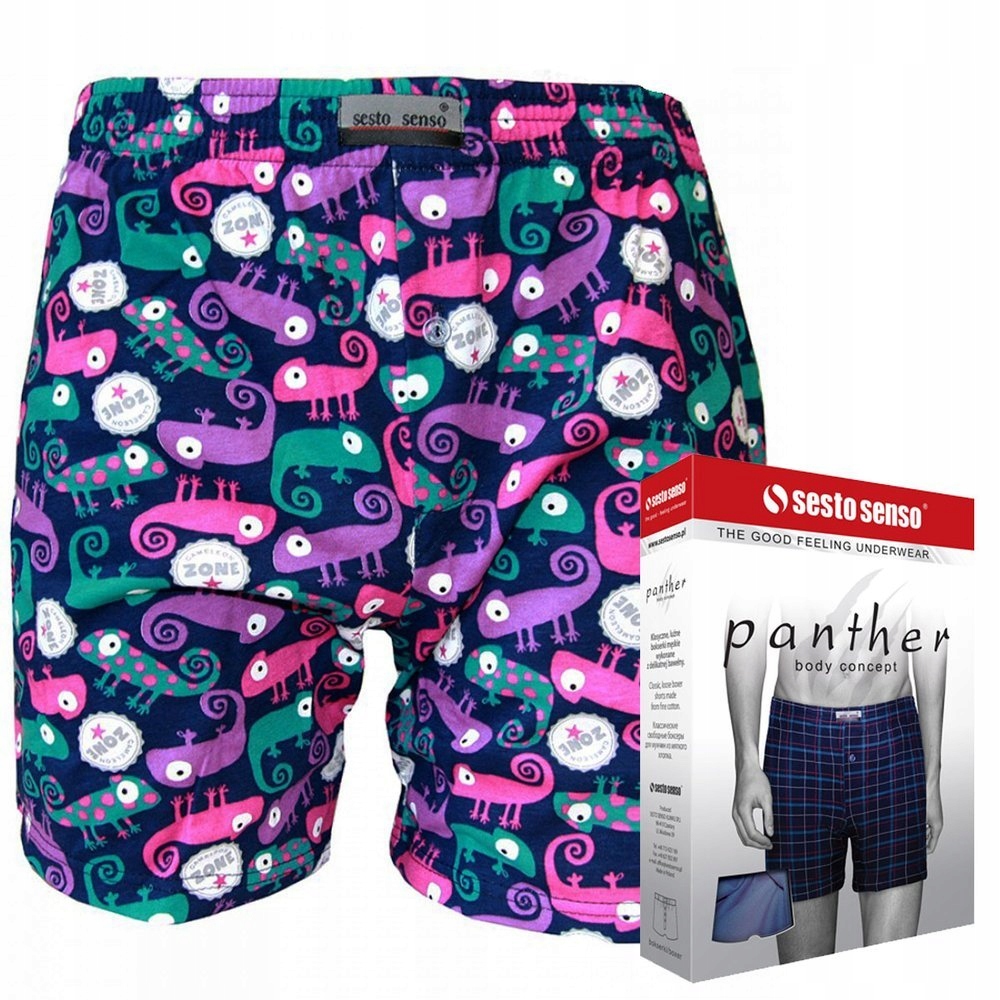 

Luźne Klasyczne Bokserki Męskie 100% Bawełna