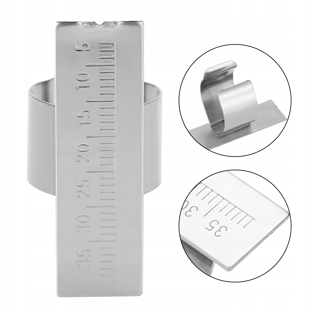 Stainless Steel Endodonticzny Palec Linijka do Zabiegów Stomatologicznych