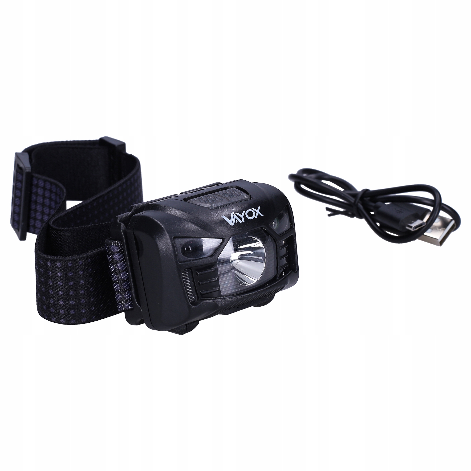 LATARKA LAMPA CZOŁOWA CZOŁÓWKA LED USB VAYOX 100LM Kod producenta VA0020