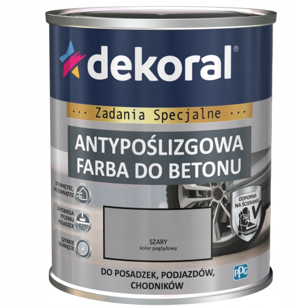 

Akrylit B Antypoślizgowa Farba Do Betonu Szary