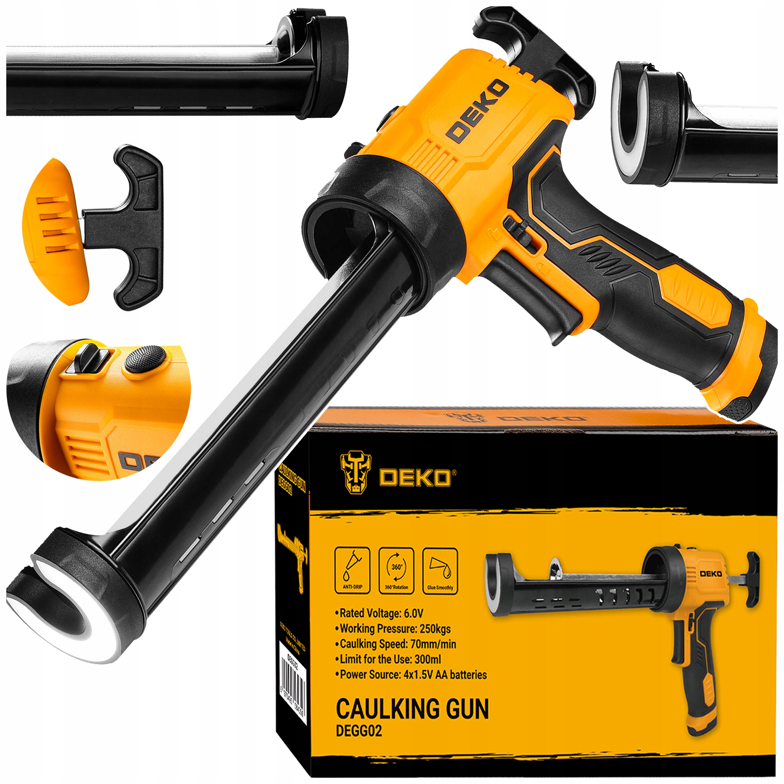 Pistolet do Slikonowania na Baterje Niska cena na Allegro