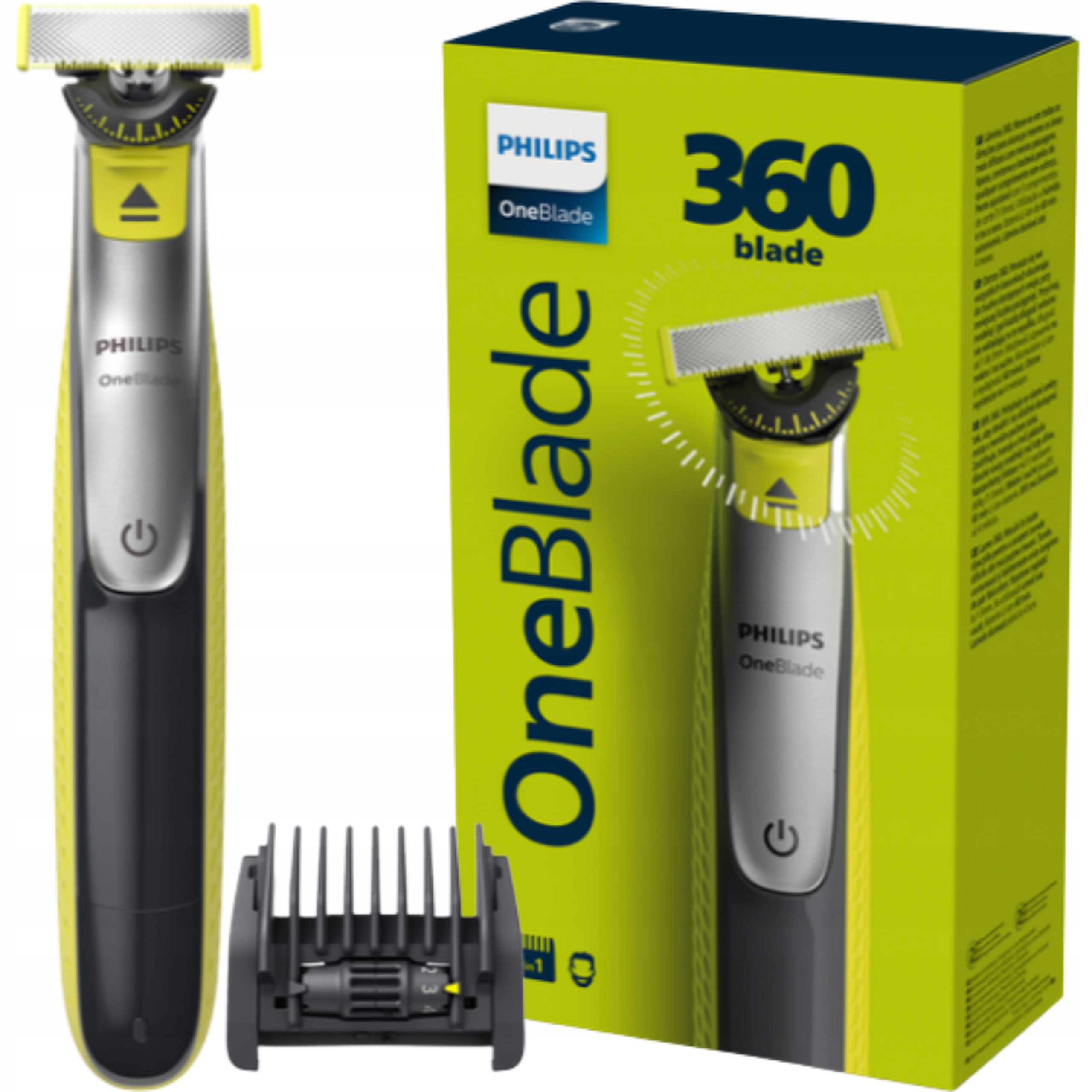 

Golarka Philips OneBlade 360 Bezprzewodowa 5w1
