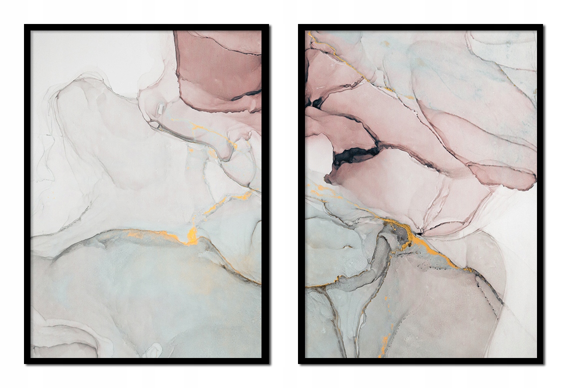 

Obraz Plakaty W Ramie 53x73cm Dyptyk Marmur P1942