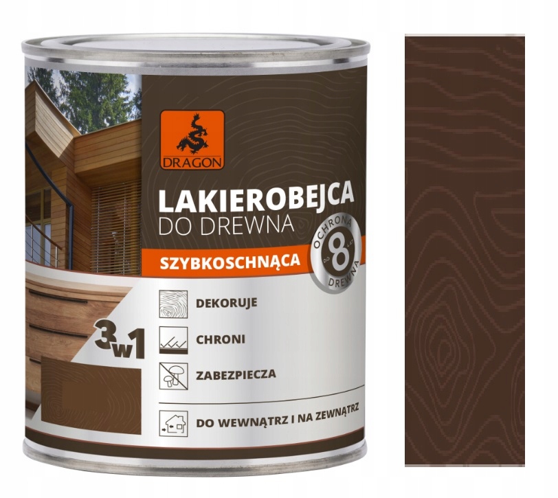 Dragon Lakovací Nádobka 3V1 5 L Palisandr