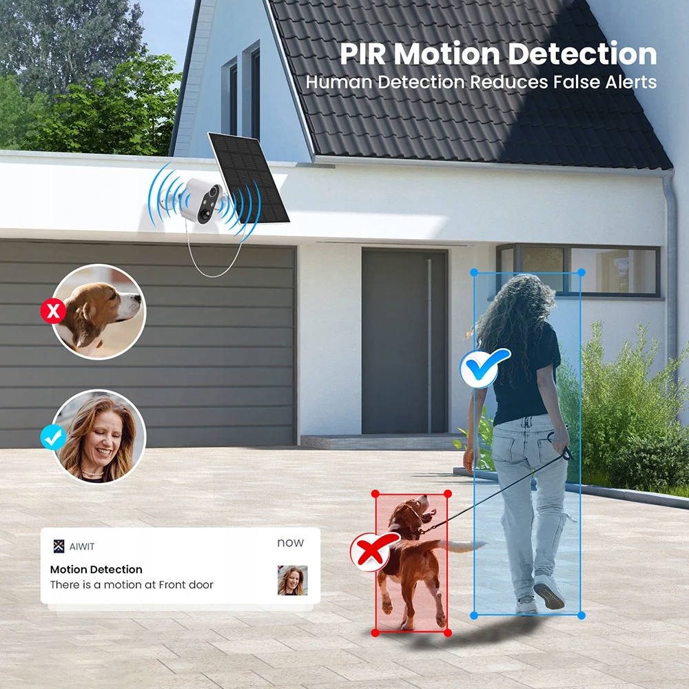 Solar Wifi Camera Outdoor 5MP Video AI Human Detection Two Way Audio Survei Marka inna