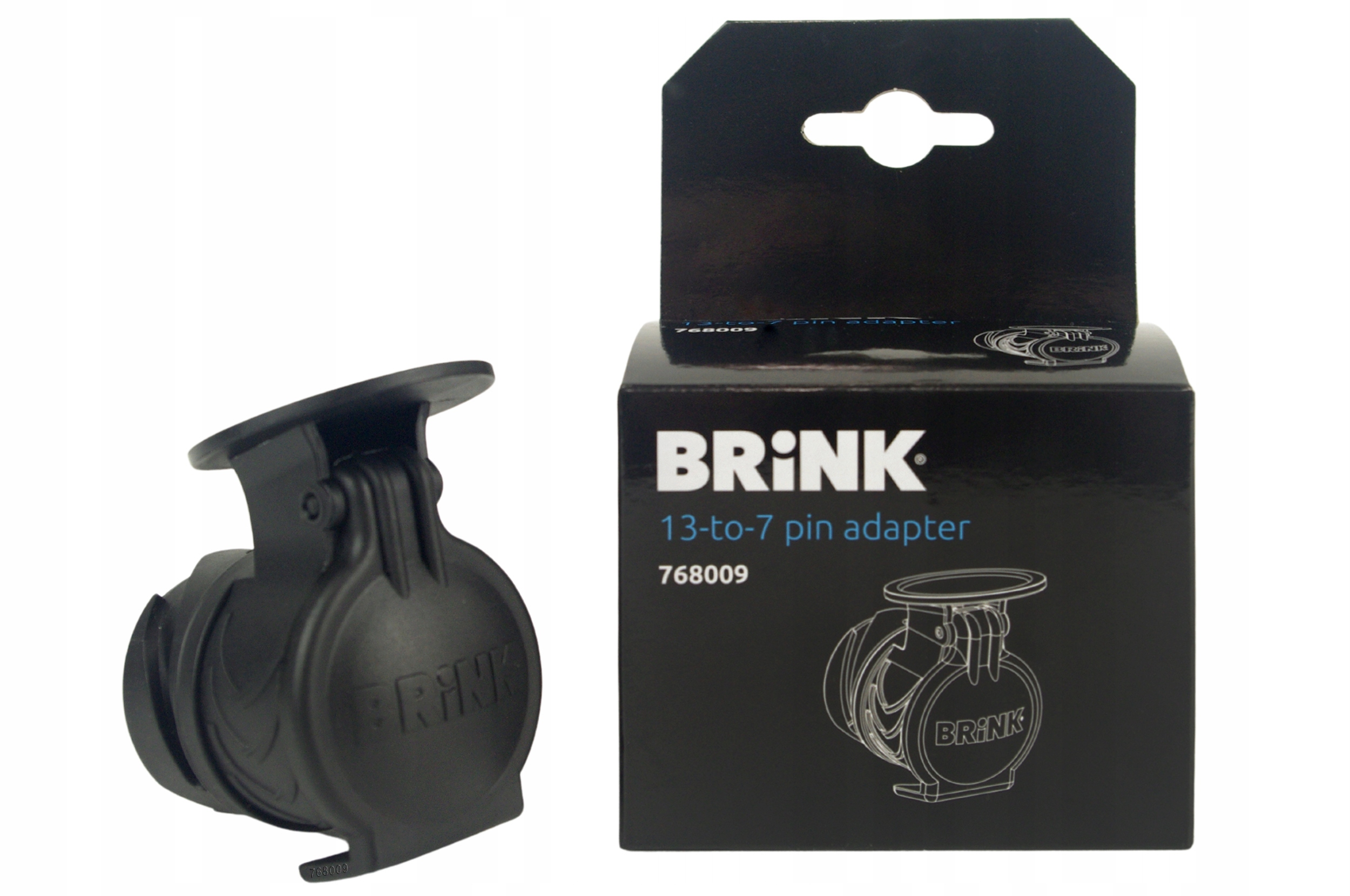 Reduktor Wtyczki Adapter Gniazda Haka Przejściówka 13-7 Pin Brink 13/7 Pin