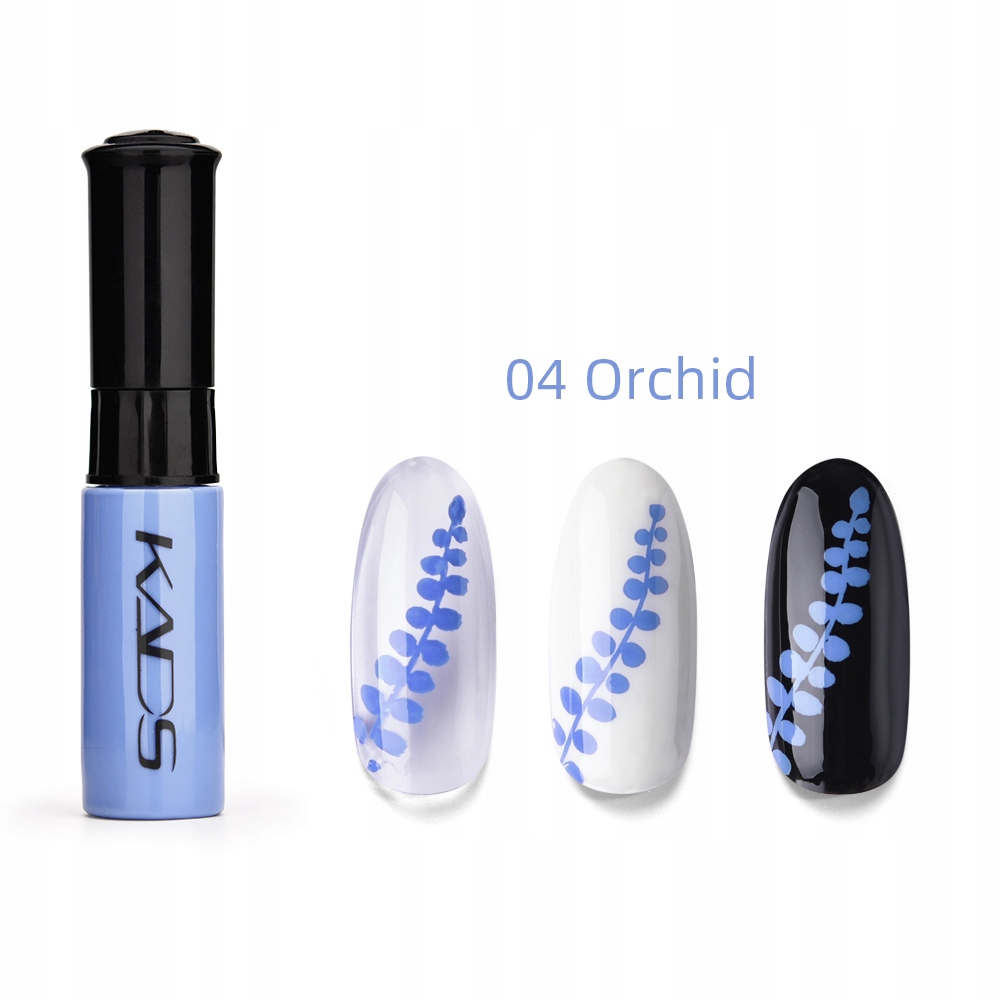 KADS - 04 (ORCHID) LAKIER DO STEMPLOWANIA PAZNOKCI PISAK