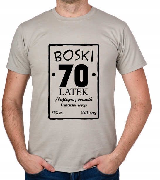 

koszulka Boski 70 Latek prezent