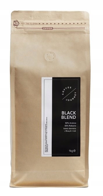 Levně Káva zrnková Coffee Journey Black Blend 1 kg