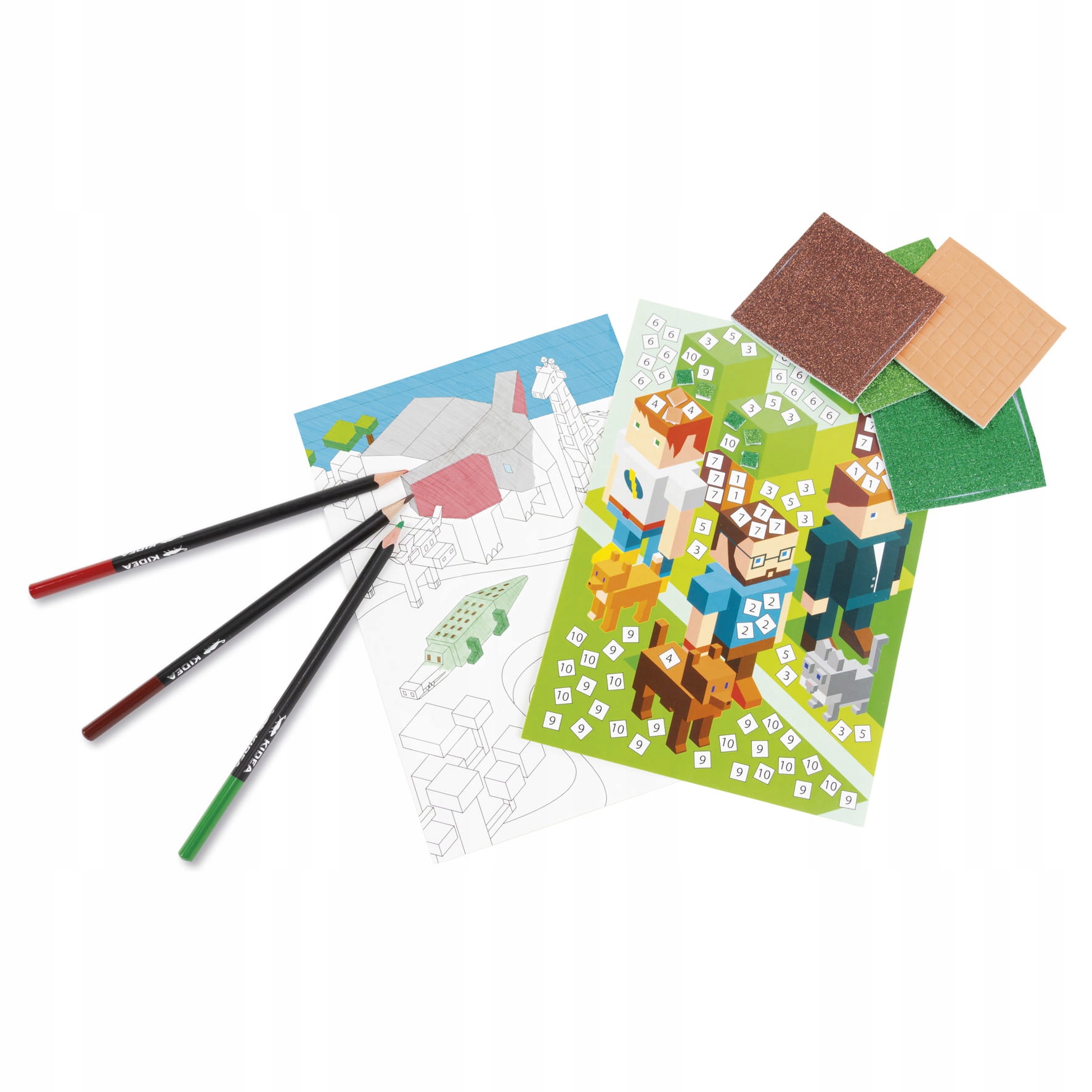 Kreatywna mozaika Pixele Kidea game EAN (GTIN) 5901130091812