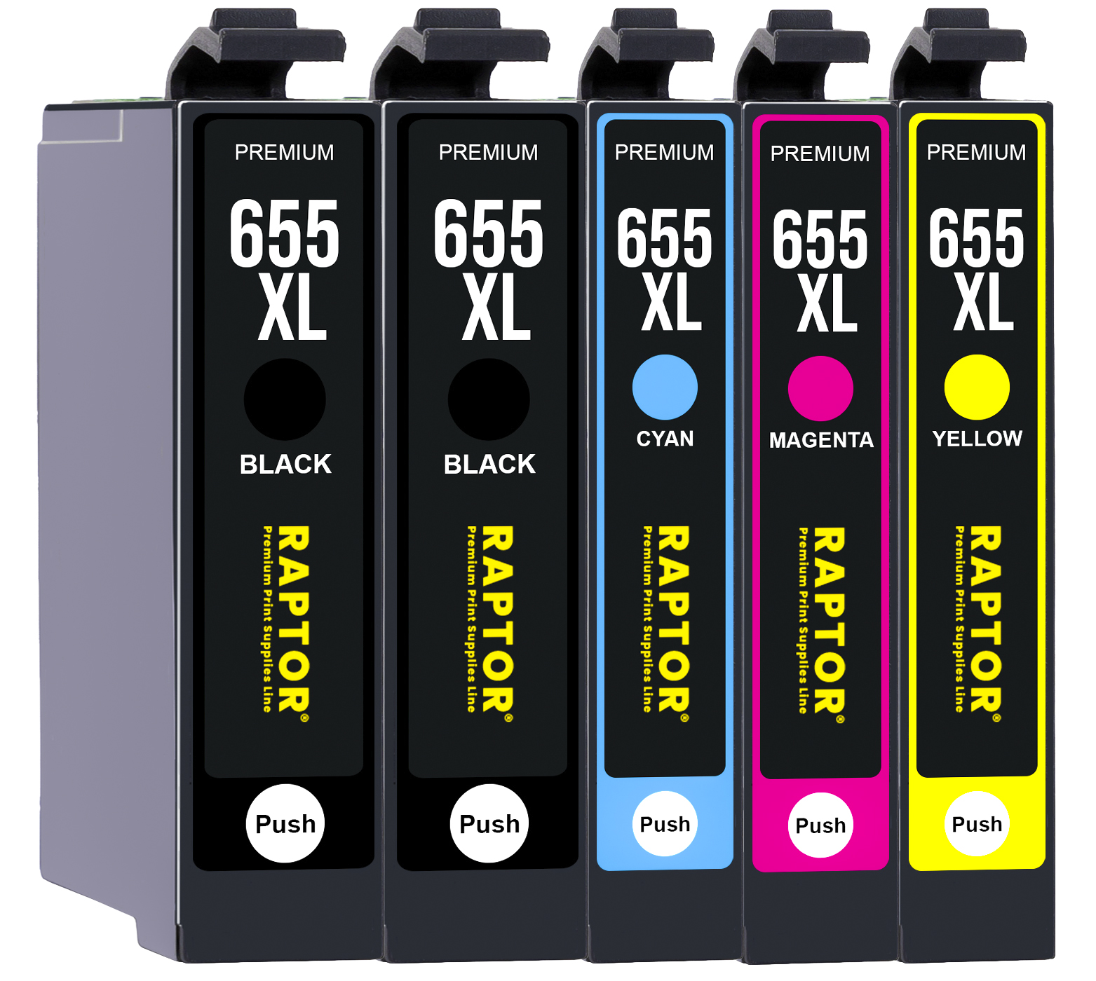 

5x Tusz 655 XL Do Hp 4625 5525 6520 6525 3525 4615