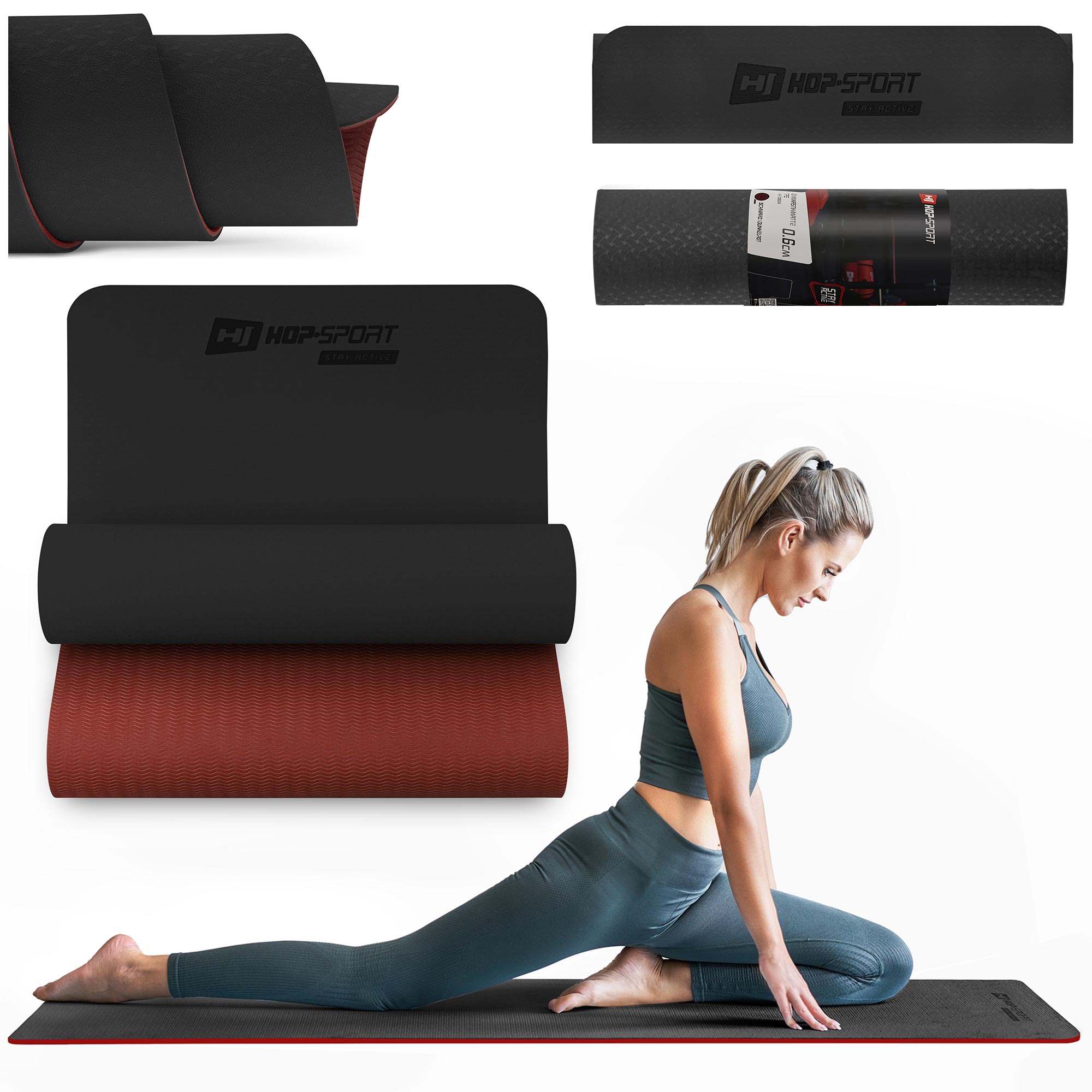 

Mata do ćwiczeń jogi fitness Tpe antypoślizgowa