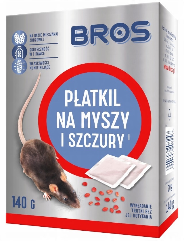 

Bros Trutka, Płatkil na Myszy i Szczury 140g