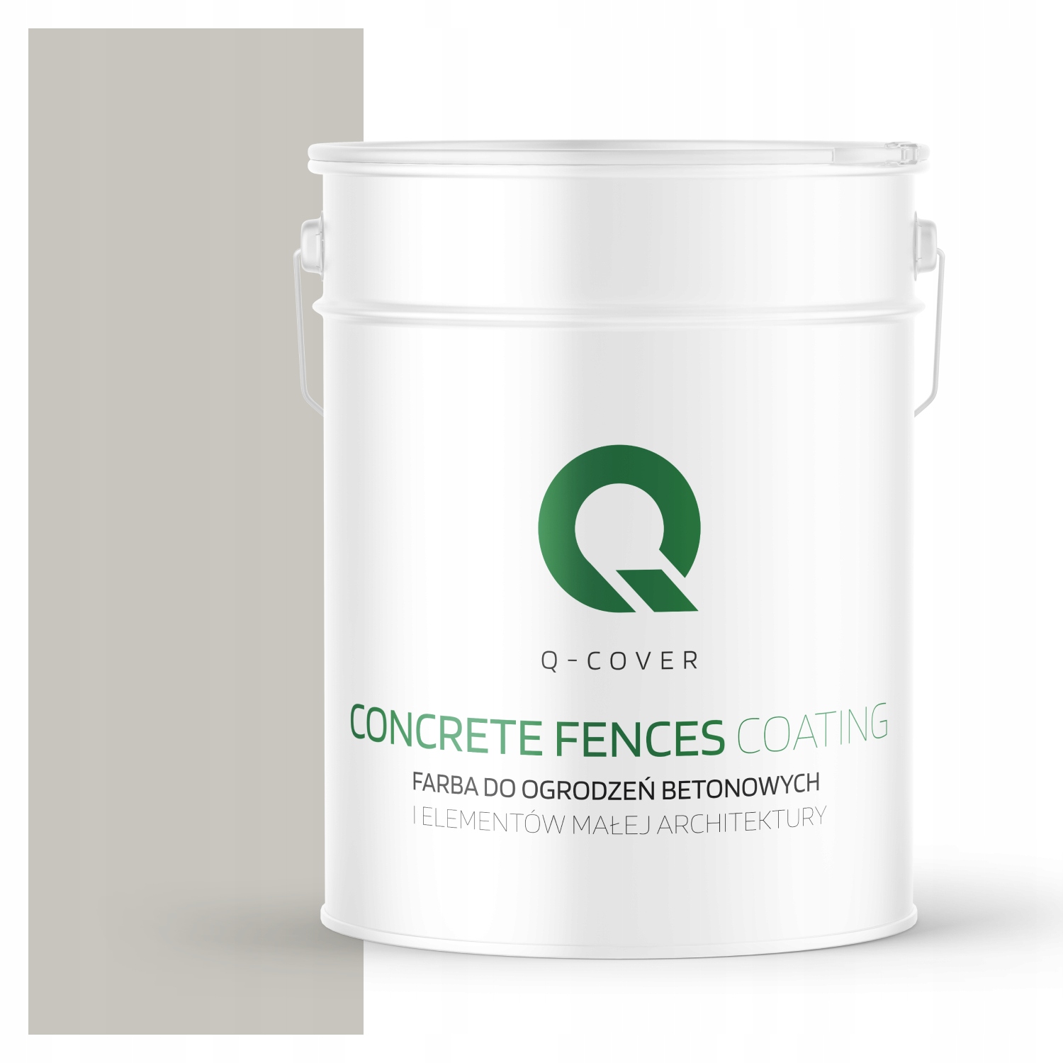 Farba Do Malowania Ogrodzeń Donic Betonowych Kolor Szary Popielaty F292 10L