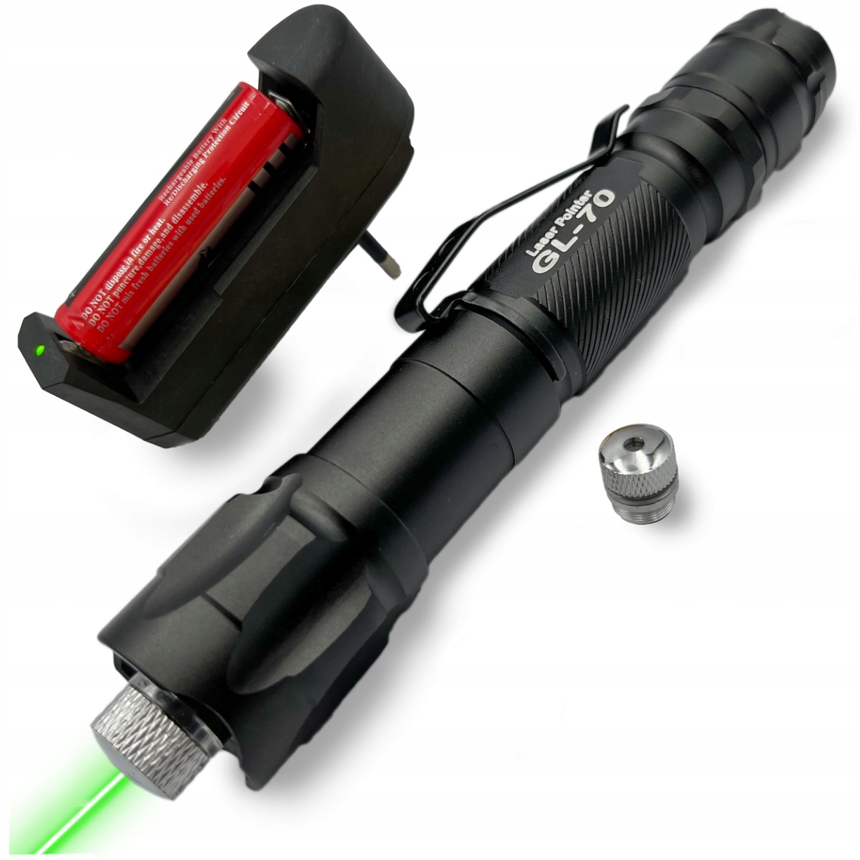 Zelený laser GL-70 Laserové ukazovátko