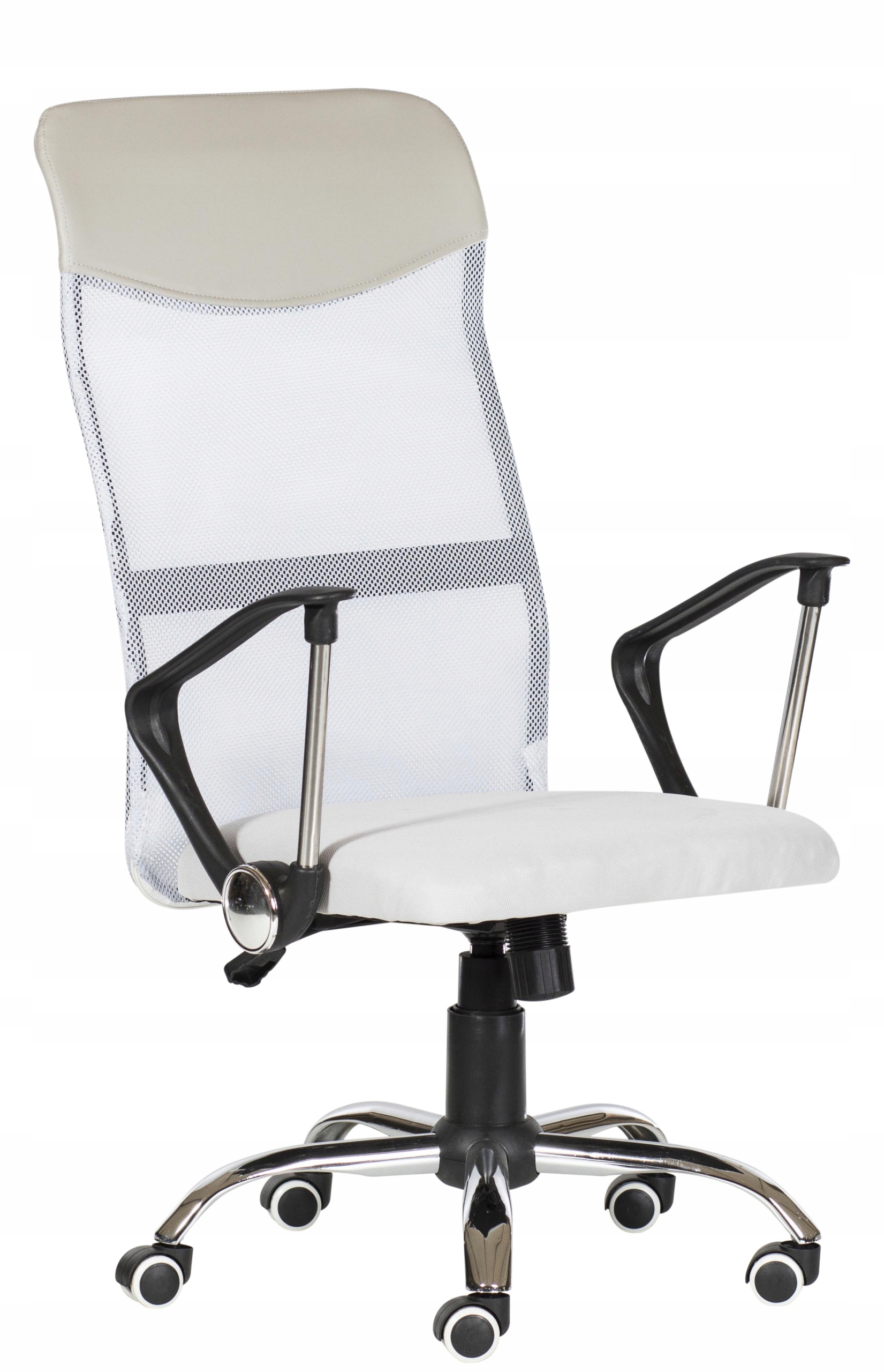 FOTEL BIUROWY OBROTOWY KRZESŁO BIUROWE MIKROSIATKA SIATKA 3 KOLORY Szerokość mebla 58 cm