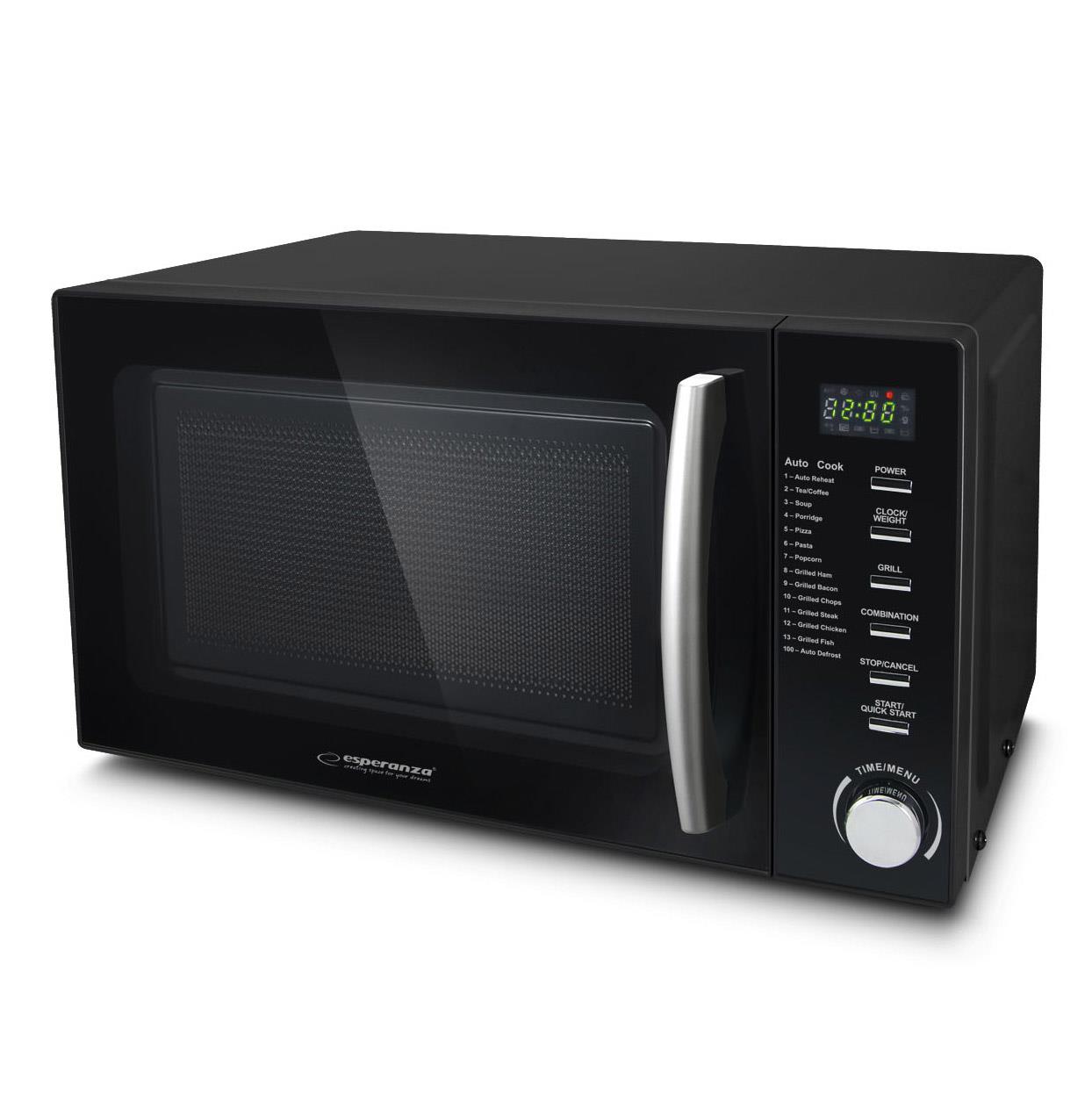 Kuchenka mikrofalowa Esperanza Cocinero EKO010 czarna