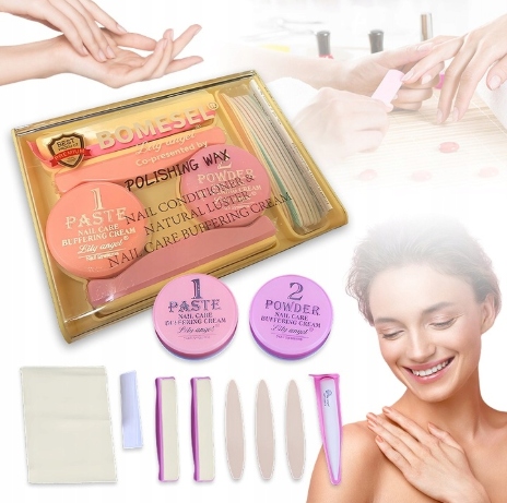 Lily Angel Shine sada na japonskou manikúru pro posílení nehtů