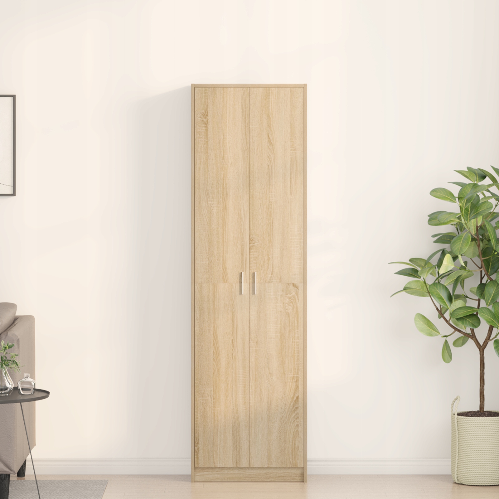 Skříň Sonoma Oak 55x25x189 cm Kompozitní dřevo Hnědá 3334010