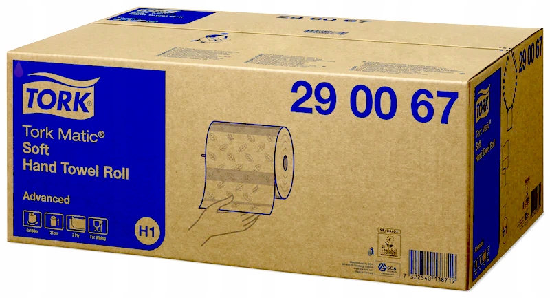 

Tork Matic Plus miękki ręcznik 6 rolek 290067