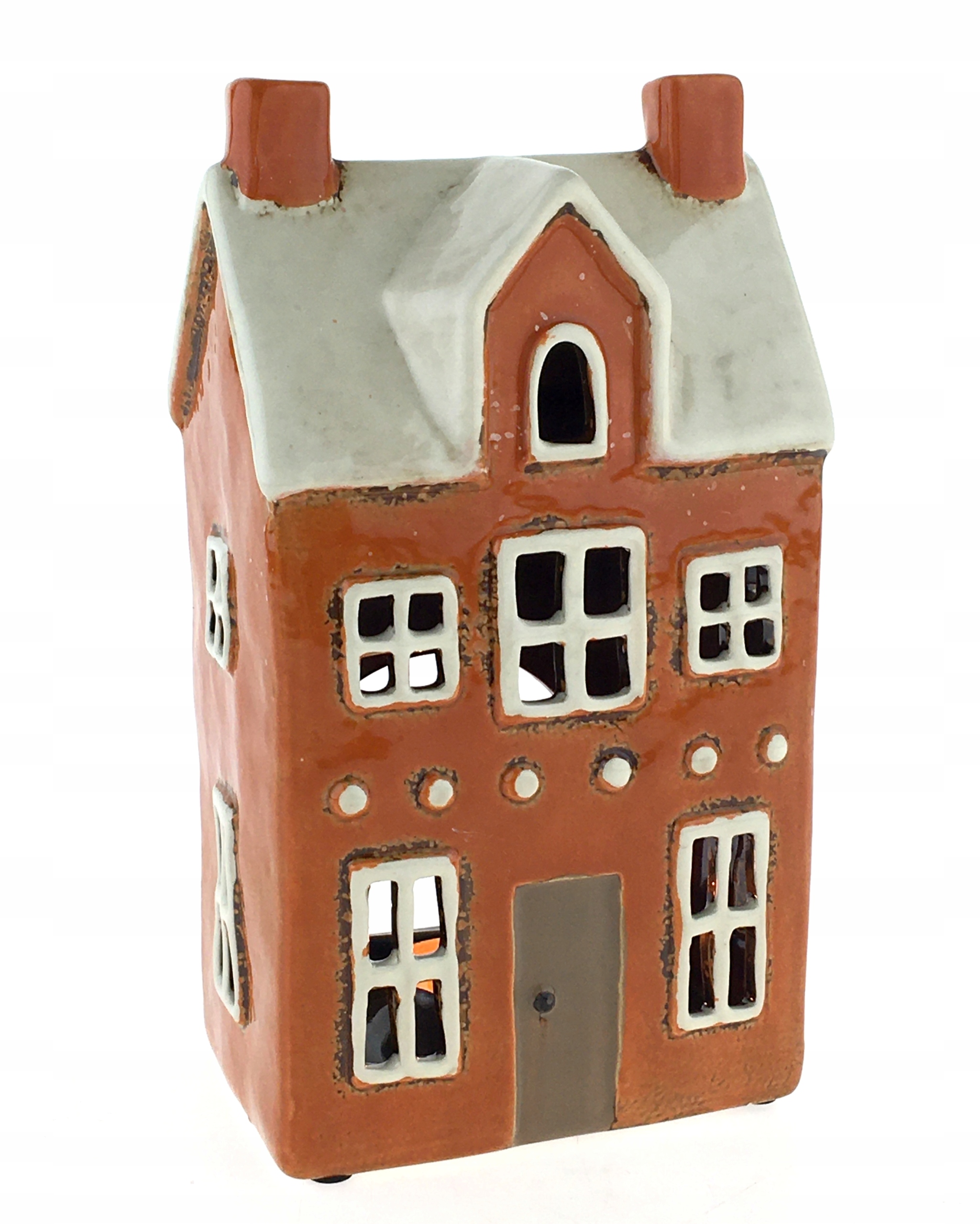 DOMEK CERAMICZNY LAMPION ŚWIECZNIK *