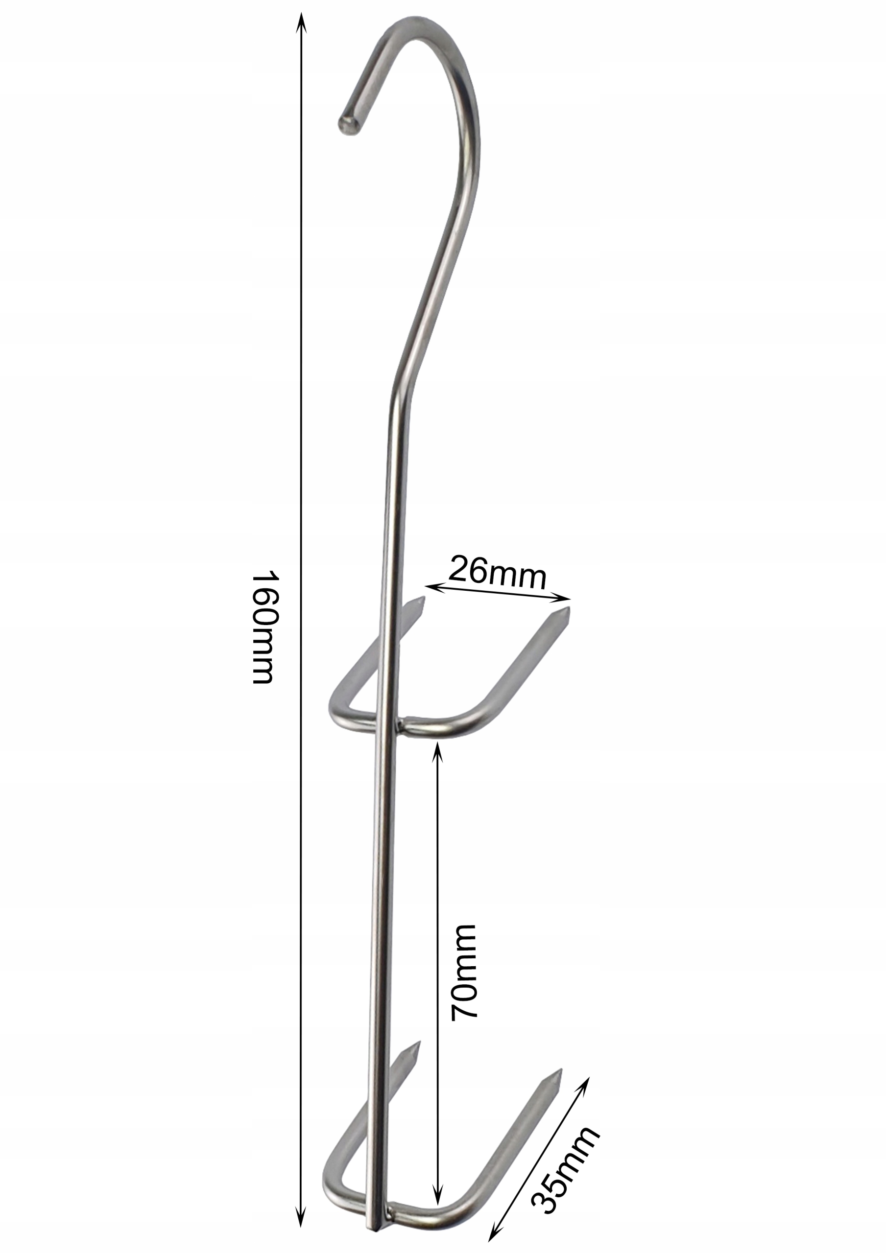 F-304 hak haki do wędzenia filetów ryb wędzarniczy Producent J.A. Stallux