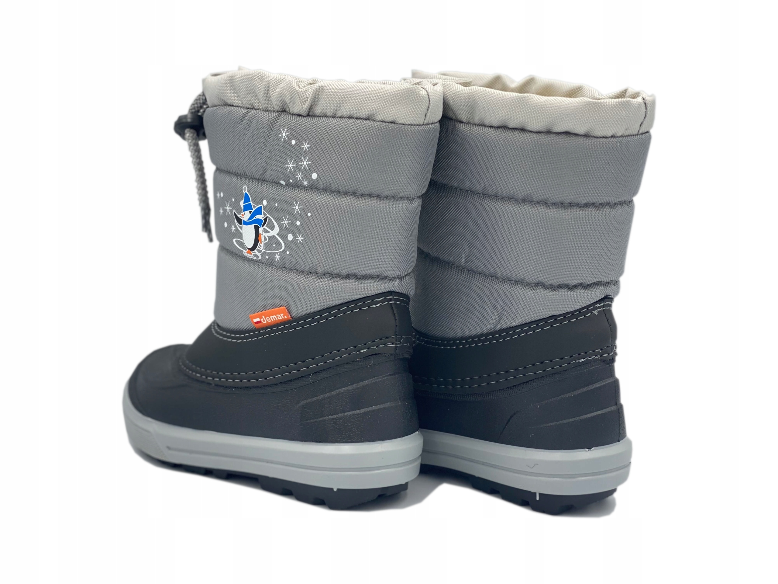 Demar Śniegowce KENNY Ocieplane Naturalna Wełna, Szare roz. 24/25 C Kod producenta 1502NC