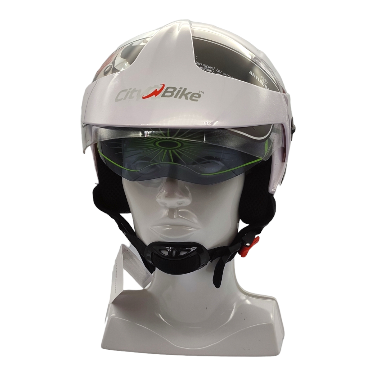 KASK MOTOCYKLOWY NA SKUTER OTWARTY + BLENDA XS Model 703-2