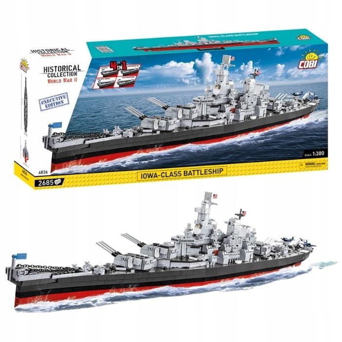 

Klocki Mała Armia Iowa-Class Battleship Exe. Cobi