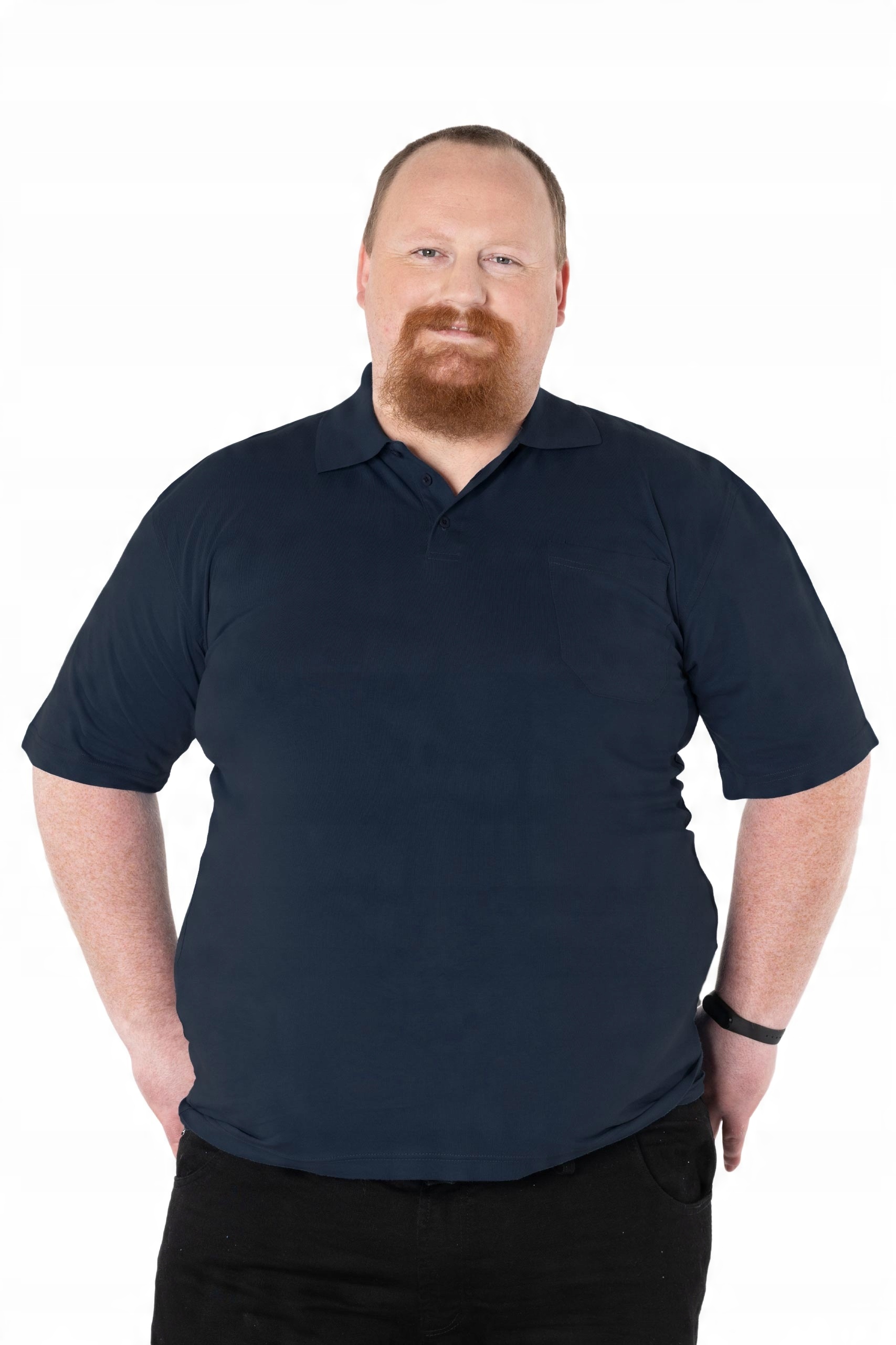 

Duża Koszulka Polo Polówka Męska Bawełna 716-8 3XL