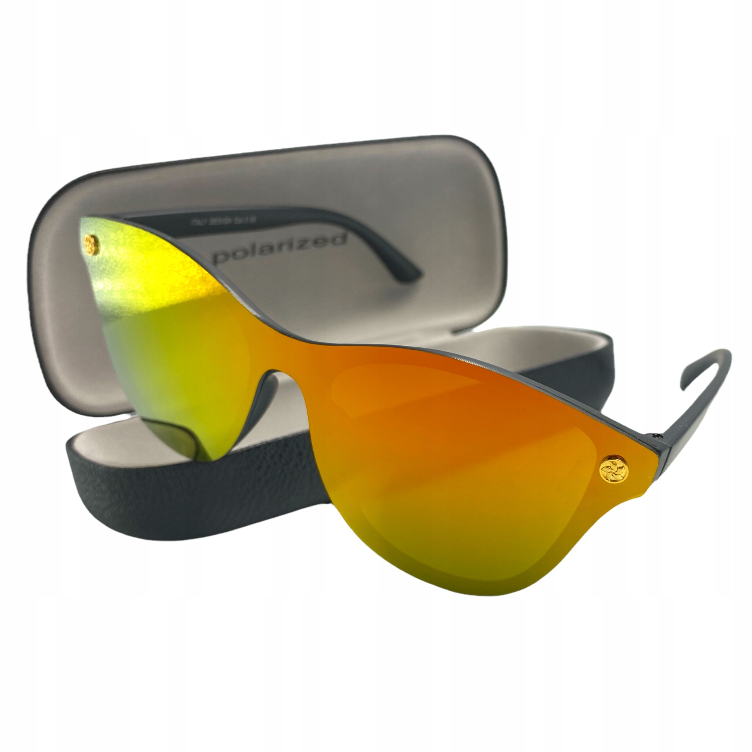 OKULARY PRZECIWSŁONECZNE REVERS ETUI MĘSKIE LUSTRO