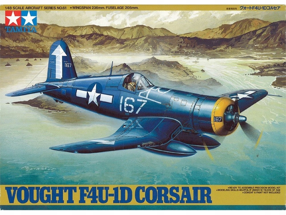 1/48 Letadlo Vought F4U-1D Corsair Tamiya 61061