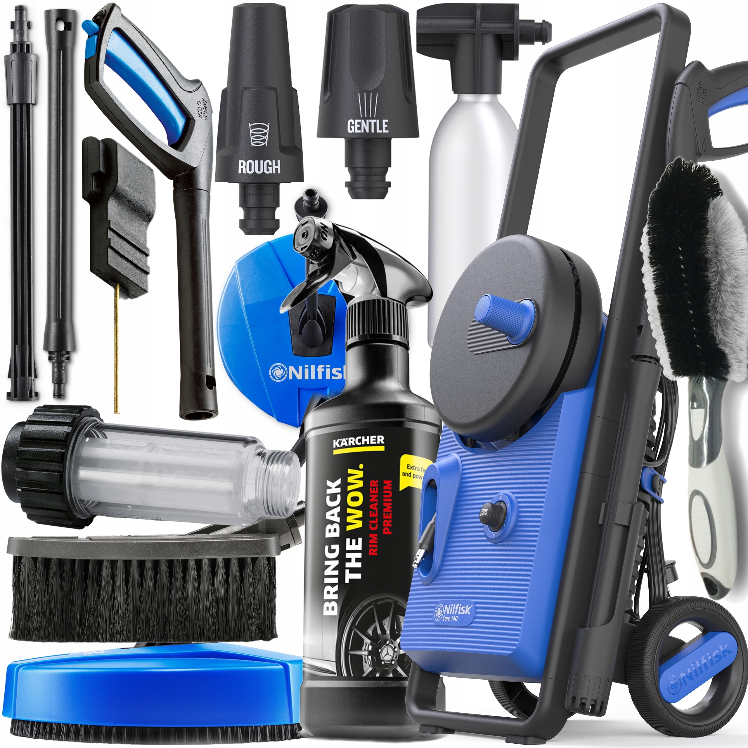 Tlaková Myčka Na Terasu, Sada Pro Ráfky Nilfisk 140