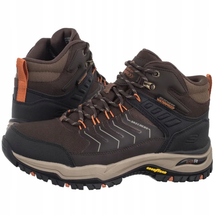 Trekkingové boty Skechers Arch Fit Dawson Raveno 204634 Hnědé
