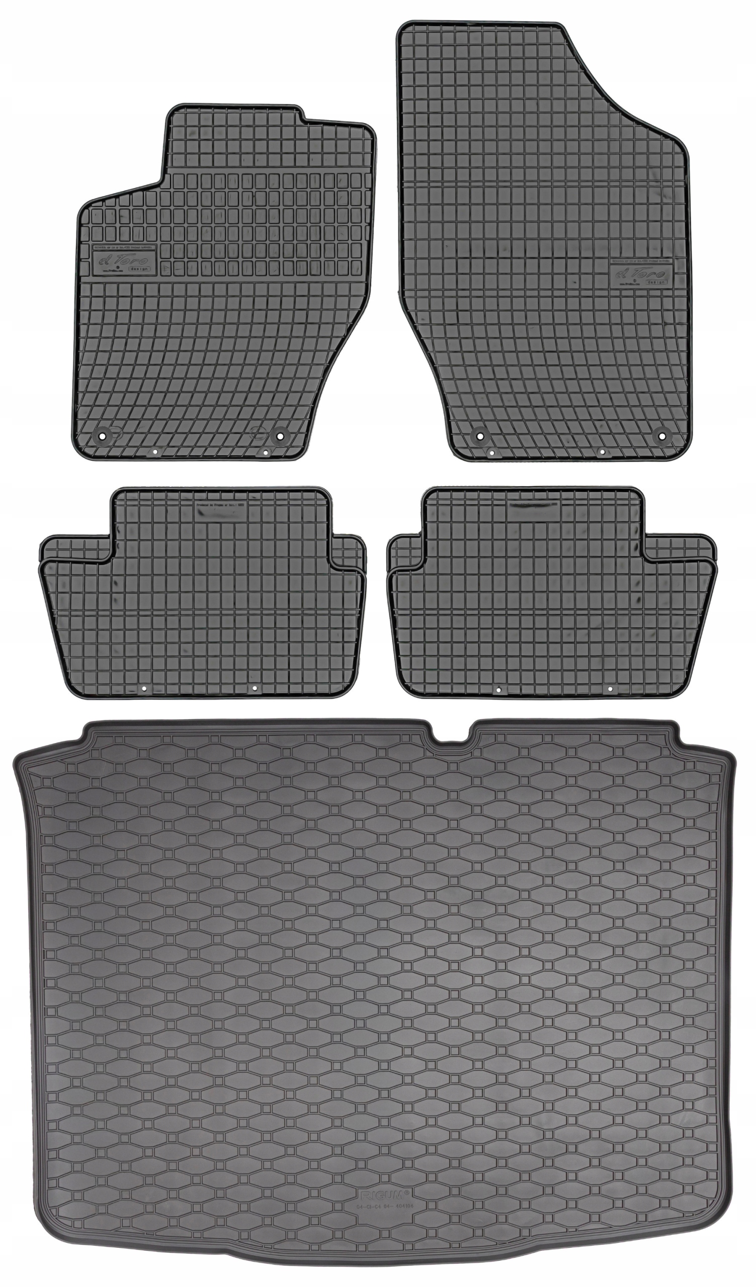 Citroen C4 2004-2010 Sada Koberce do auta rohož do kufra