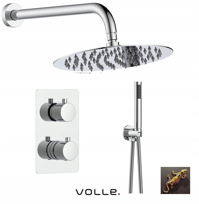 Volle Sistema set termostat. sprchový podomietkový chróm