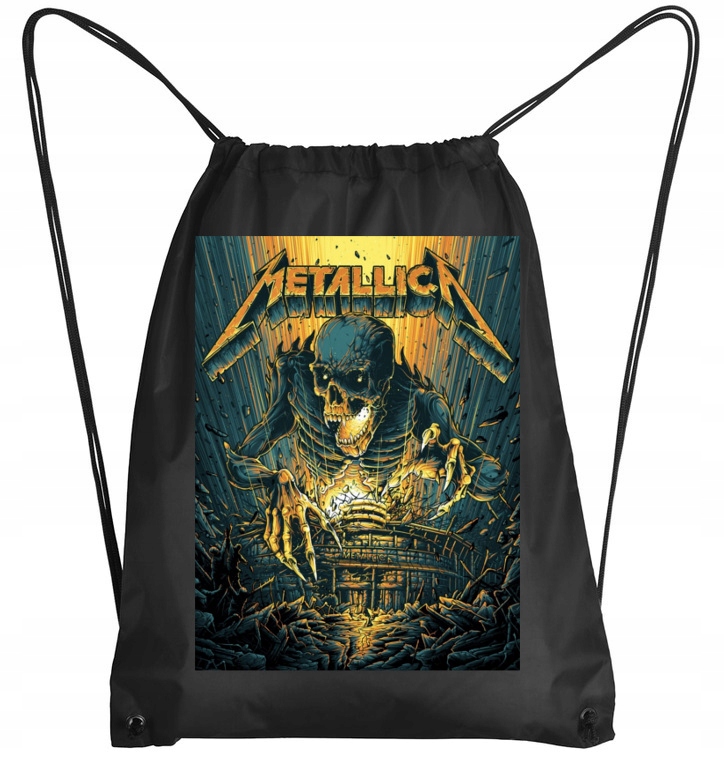 

3074 Plecak Worek Szkolny Metallica Metal Prezent
