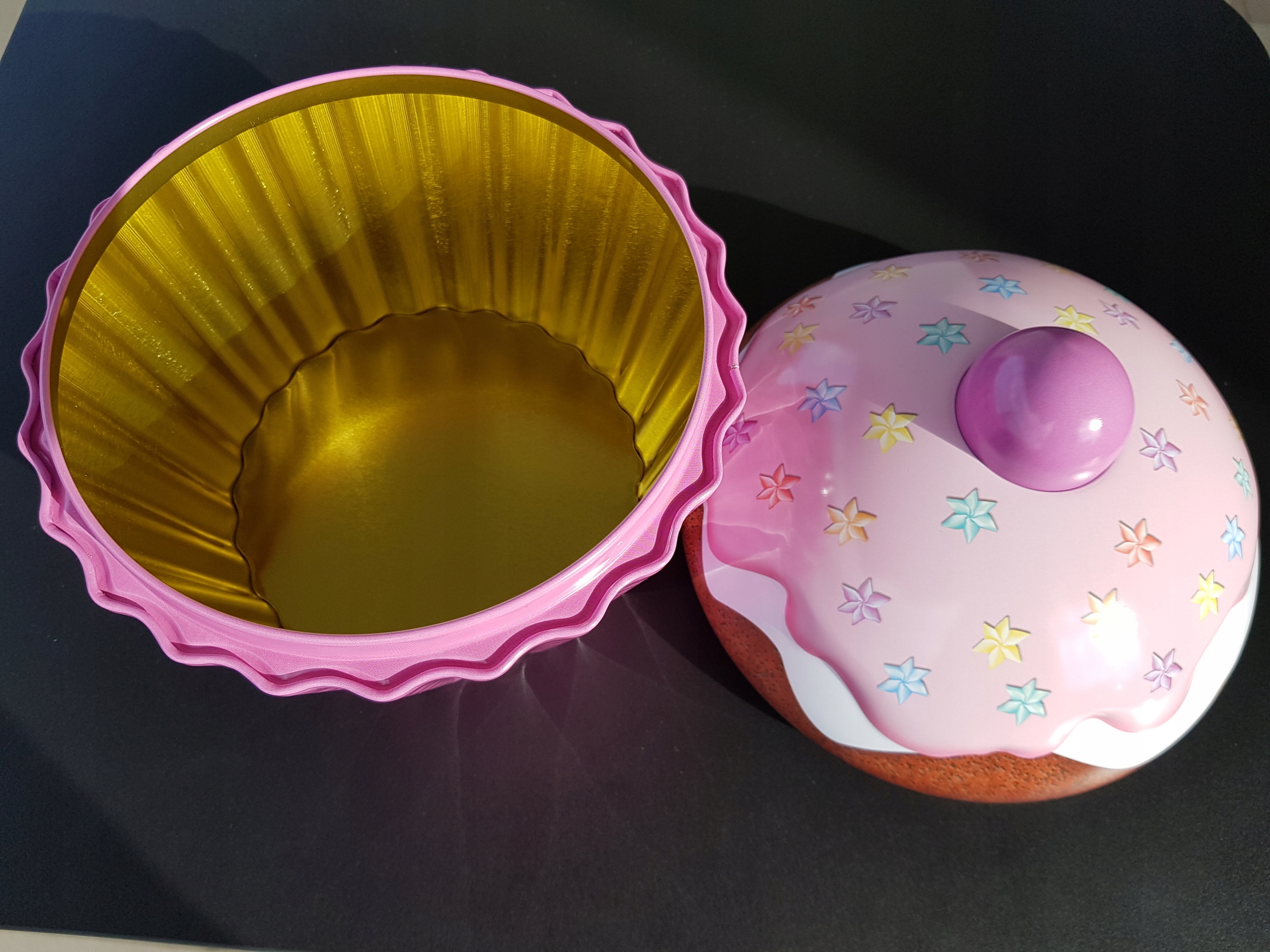 BABECZKA POJEMNIK METALOWY 20x18cm na SŁODYCZE Marka SC