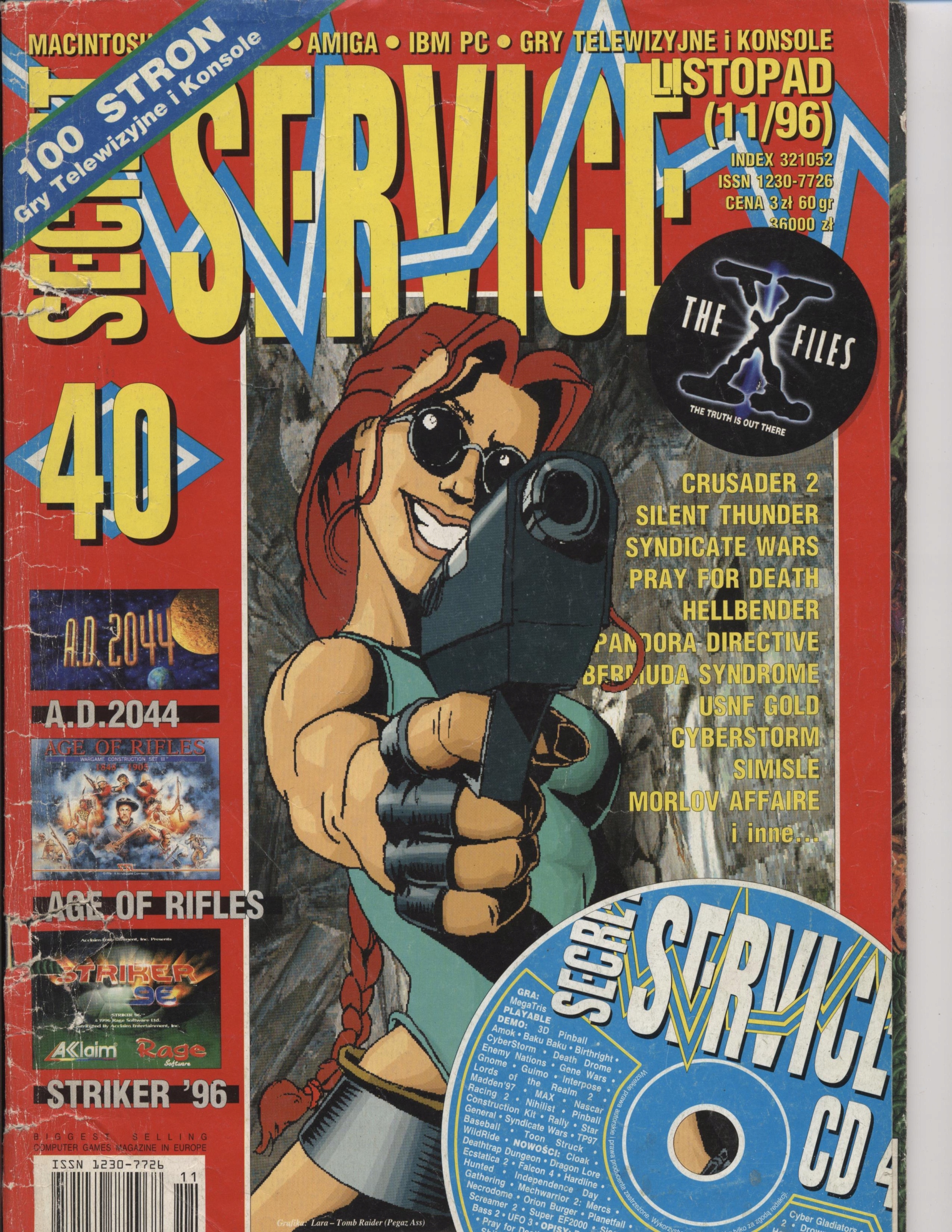 Czasopismo Secret Service nr 11/96 Listopad (40)