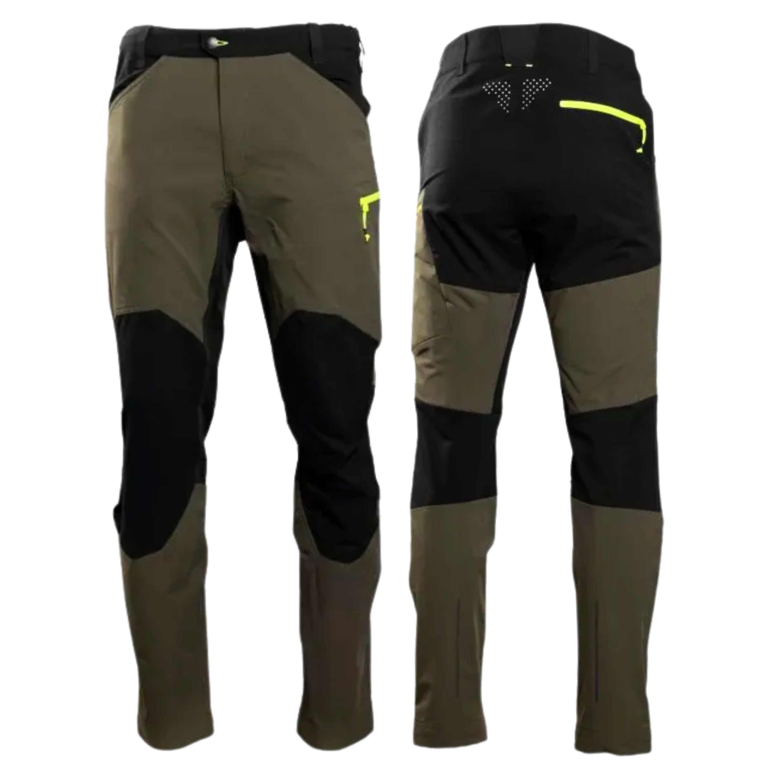 Spodnie robocze męskie ochronne Elastyczne Funkcjonalne Bhp Hoegert r. L