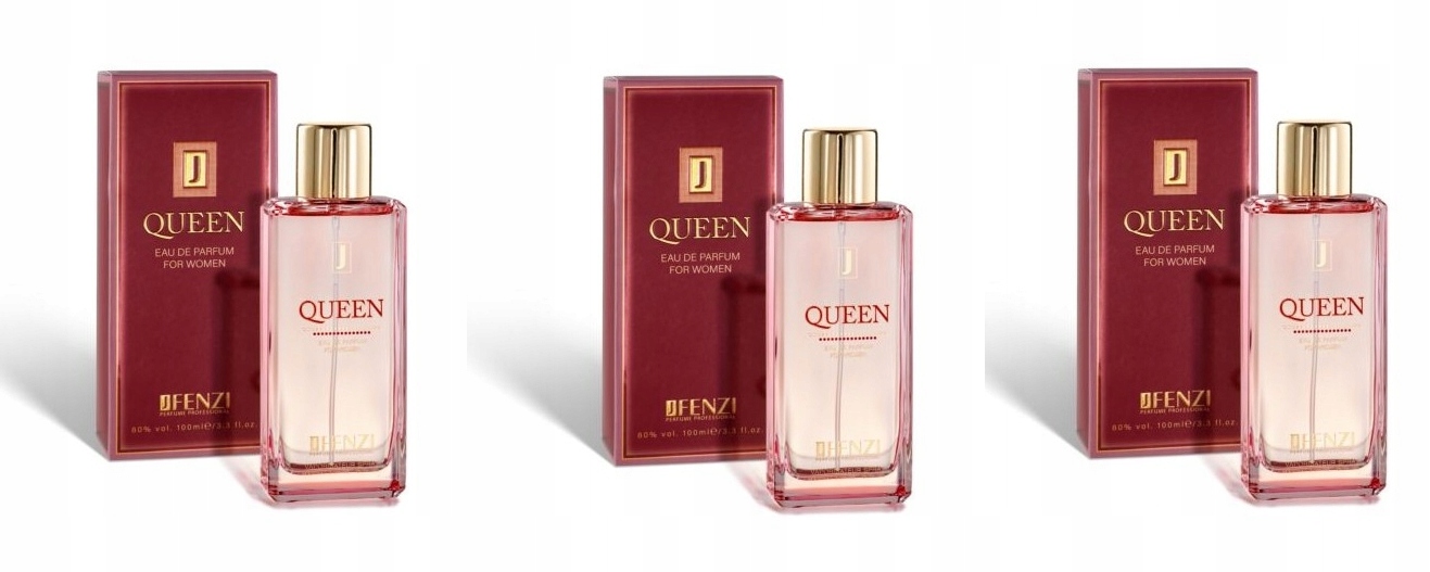 

JFenzi Queen Women 3x100ml Edp+tester zestaw