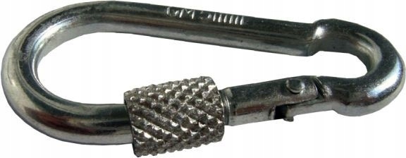 

Karabińczyk strażacki z zabezpieczeniem 8x80mm
