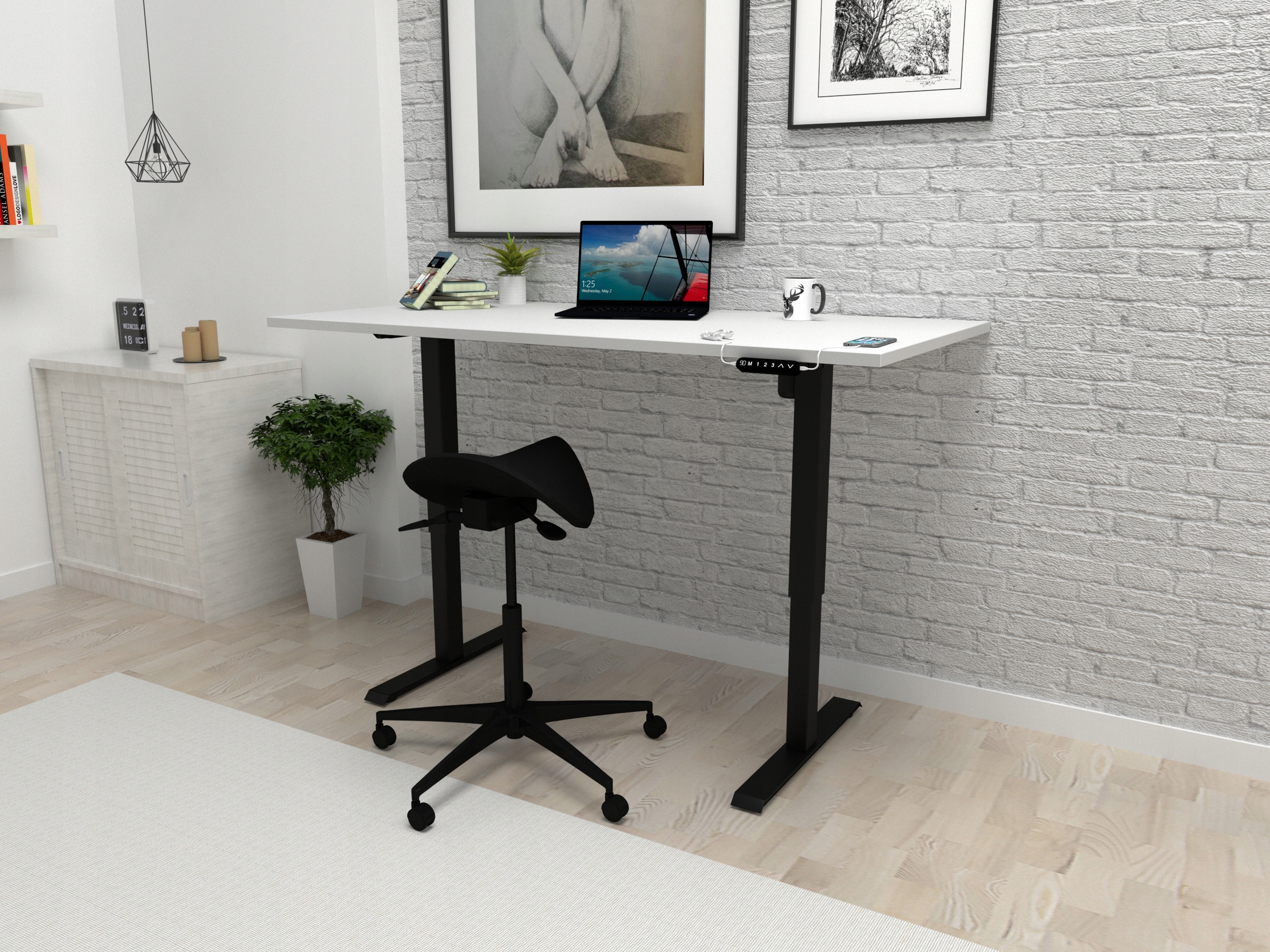 BLAT DO STOŁU LOFT LAMINAT BIAŁY 140/80 2,5cm Szerokość mebla 140 cm