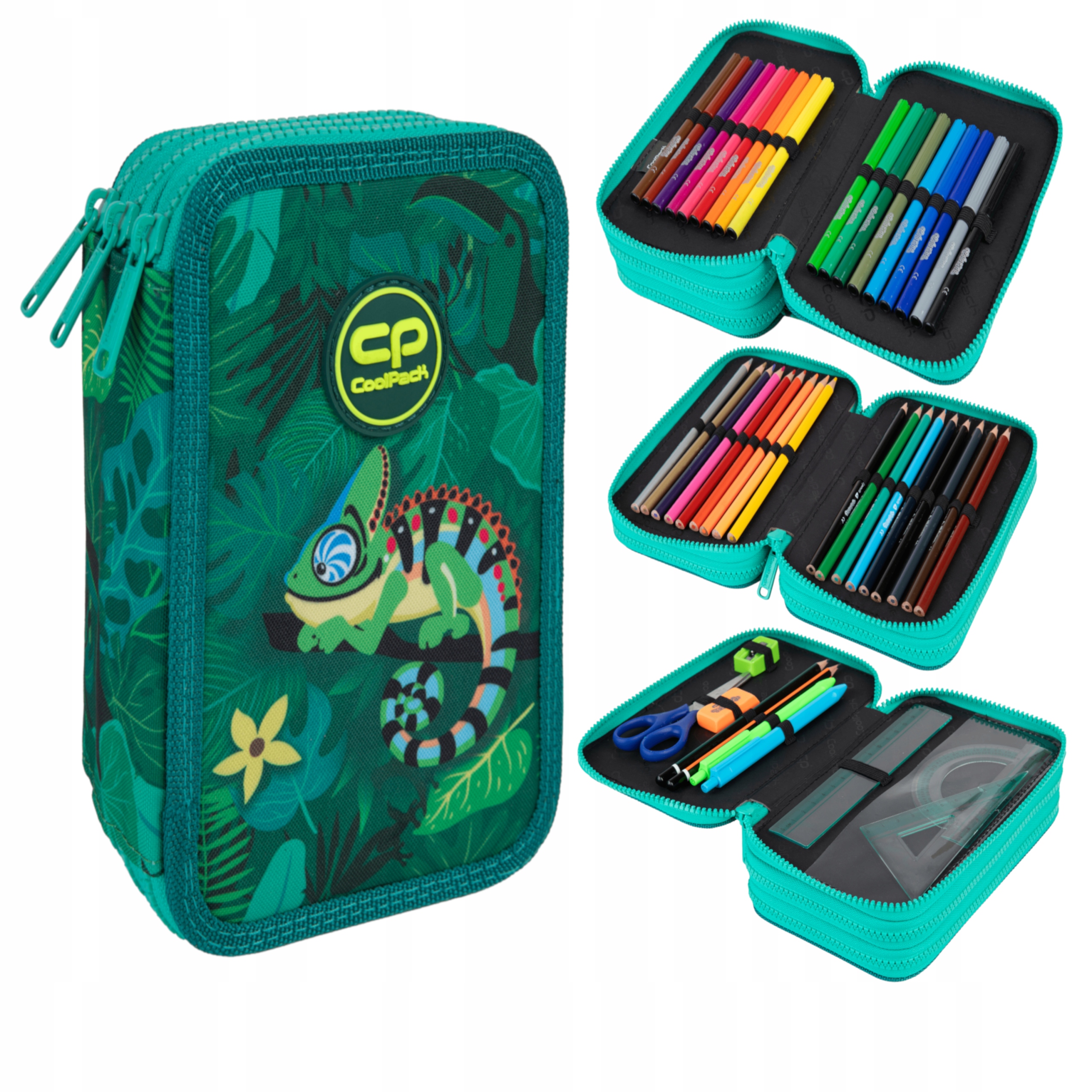 PIÓRNIK POTRÓJNY Z WYPOSAŻENIEM TROPIC KAMELEON JUMPER 3 COOLPACK