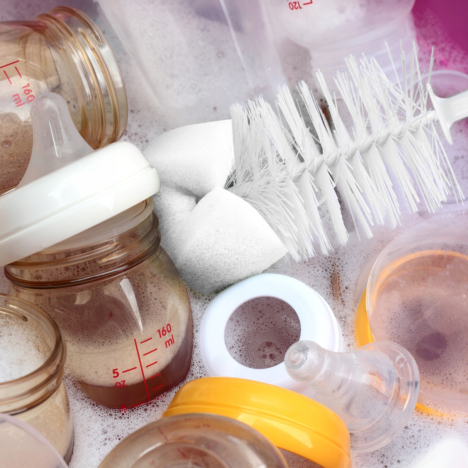 CANPOL Szczotka do butelek i smoczków PRZYSSAWKA Kod producenta 56/122