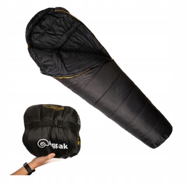 Snugpak Śpiwór Sleeper Extreme Base Na Duże Mrozy -12°C 220 x 80 cm Czarny
